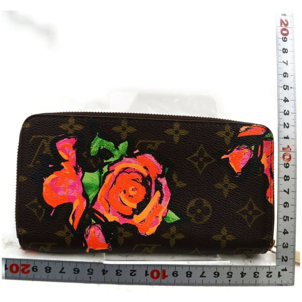 ❌SOLD❌Louis Vuitton Roses Zippy Wallet Sprouse - Picture 2 of 9